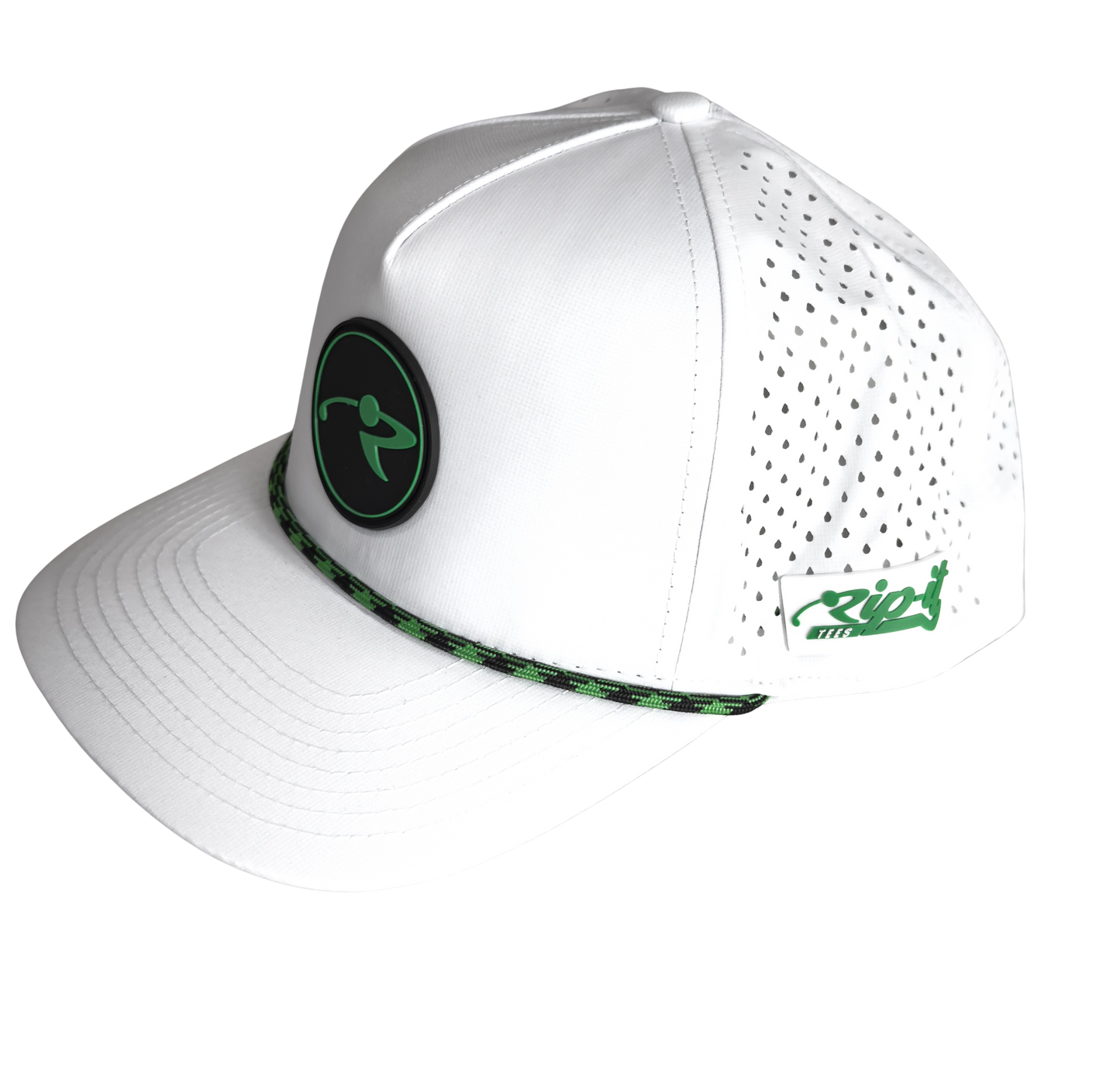 ATX Green and White Rip-It-Tees Hat Price Includes Shipping